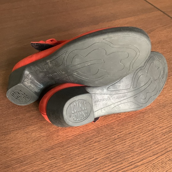 LOINTS OF HOLLAND - Fine suede - orange/red Mary Jane Pumps - Picture 6 of 15